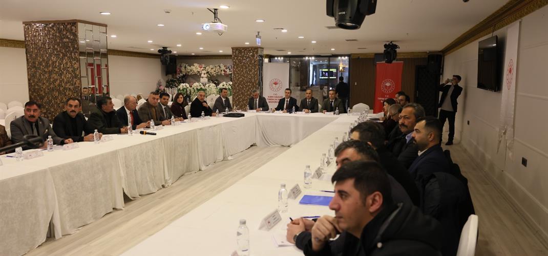 BÖLGESEL TARIM VE KIRSAL KALKINMA STRATEJİSİNİN OLUŞTURULMASI VE GELİŞTİRİLMESİ AMACIYLA PAYDAŞ İSTİŞARE TOPLANTISI GERÇEKLEŞTİRİLDİ