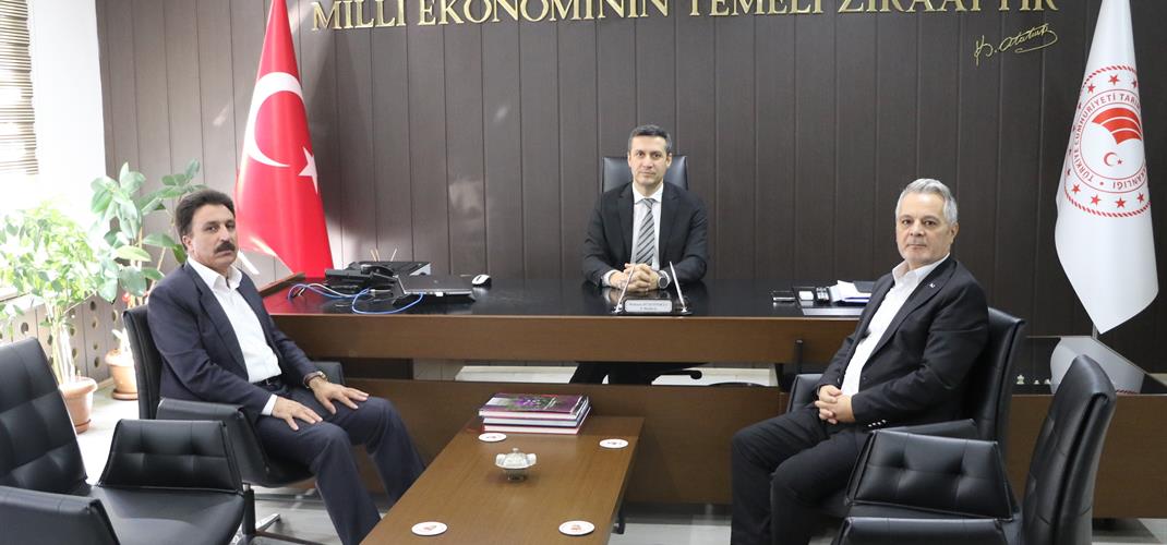 AĞRI İLİ DAMIZLIK SIĞIR YETİŞTİRİCİLİĞİ BİRLİĞİ BAŞKANI, İL MÜDÜRÜMÜZE ZİYARETTE BULUNDU