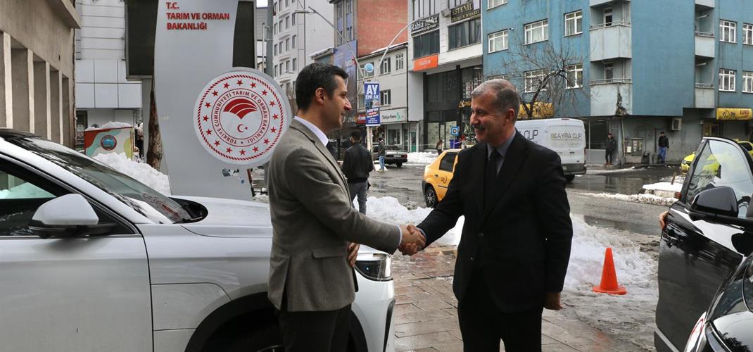 AĞRI İBRAHİM ÇEÇEN ÜNİVERSİTESİ REKTÖRÜ, İL MÜDÜRÜMÜZE ZİYARETTE BULUNDU