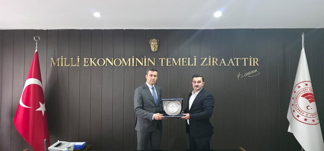 AĞRI TİCARET BORSASI BAŞKANI İL MÜDÜRÜMÜZE ZİYARETTE BULUNDU