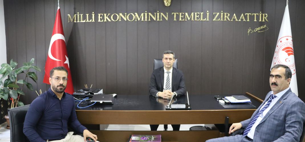 TAŞLIÇAY BELEDİYE BAŞKANI, İL MÜDÜRÜMÜZE ZİYARETTE BULUNDU