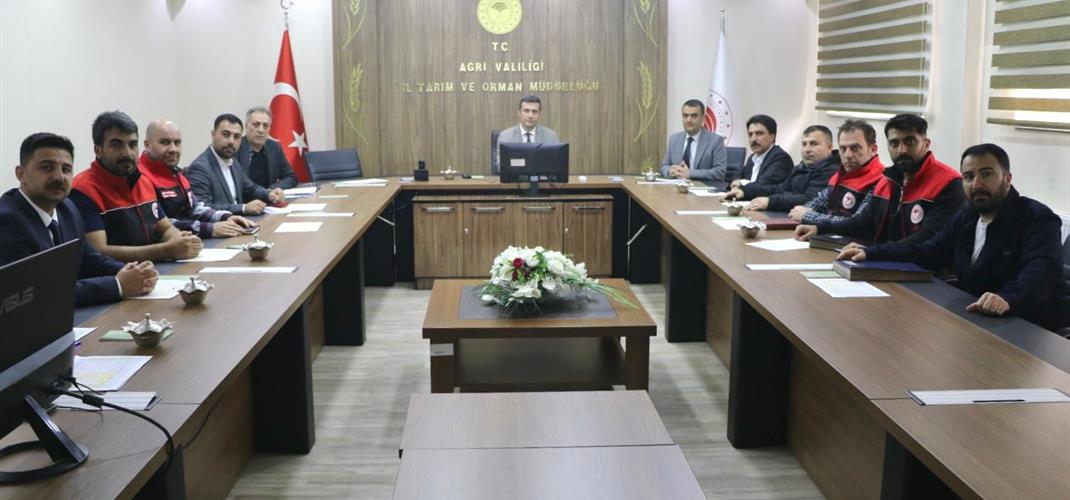 2027-2029 YILLARI TARIMSAL ÜRETİMİN PLANLANMASI TOPLANTISI GERÇEKLEŞTİRİLDİ