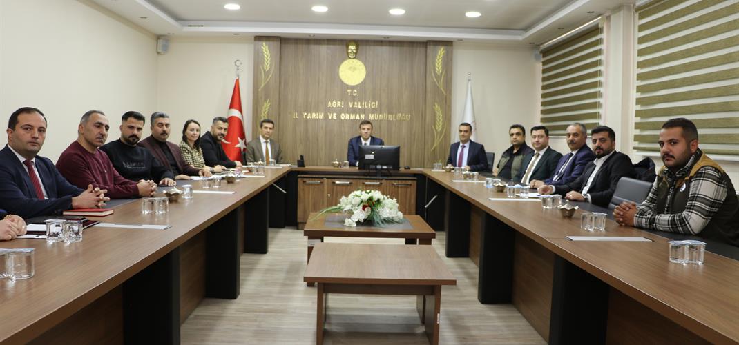 TARIMSAL KURAKLIK İL KRİZ MERKEZİ TOPLANTISI YAPILDI