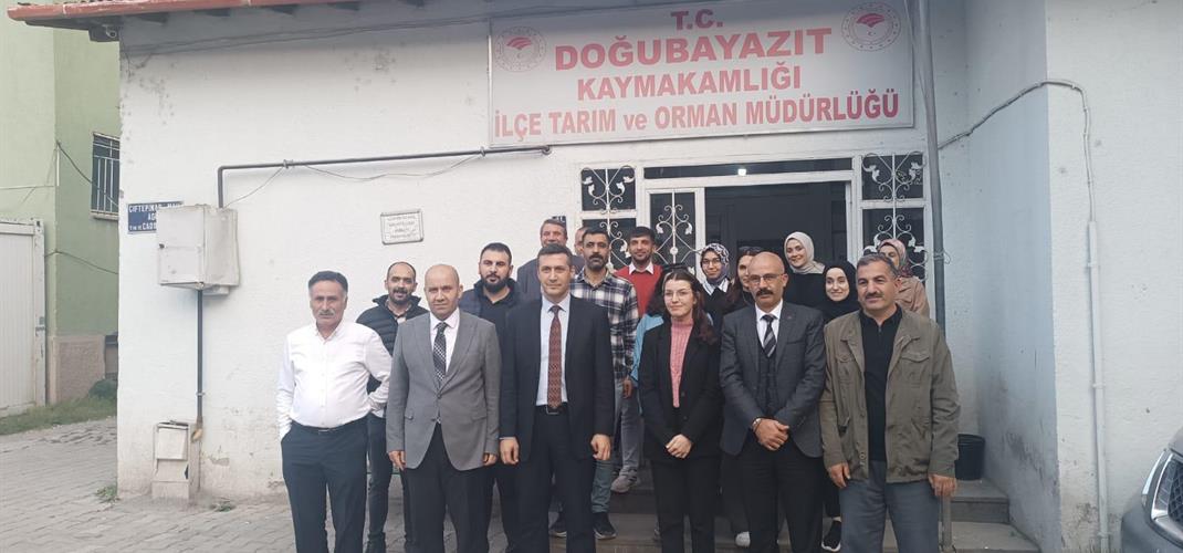 İL MÜDÜRÜMÜZ DOĞUBAYAZIT İLÇEMİZİ ZİYARET ETTİ